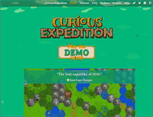 Tablet Screenshot of curious-expedition.com